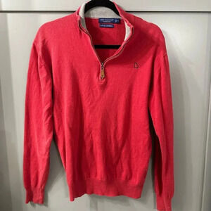 State Traditions Georgia Red Pullover Sweater Cotton Cashmere Size Small